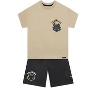 How To Train Your Dragon Ensemble T-shirt Et Short Garçon, T-shirt Et Short Krokmou, Tenue Amusante En Coton, Beige 11-12 Ans