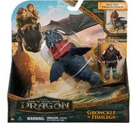 Pack figurines Gronk Dragon et Viking 25 cm