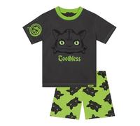 How To Train Your Dragon Pyjama Garçon, Pyjama Krokmou Enfant, Pyjamas Eté Garçon avec Dragon, Noir 8-9 Ans