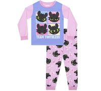 How To Train Your Dragon Pyjamas, Toothless Pyjama Fille HTTYD, Pyjam Enfant Dragons, Ensembles De Pyjama Fille, Violette 5-6 Ans