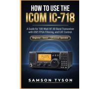 How to use Icom IC-718: A Guide for 100-Watt HF All-Band Transceiver with DSP, FPGA Filtering, and CAT Control