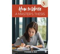 How To Write A Master¿S Thesis