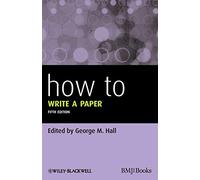 How To Write a Paper, 5th Edition