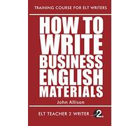 How To Write Business English Materials