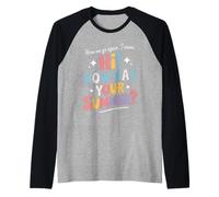 How Was Your Summer Funny Teacher Back to School Retro Humour Manche Raglan
