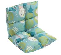 howa 2 en 1 Fauteuil Enfant + Chaise Longue - Dossier réglable en 6 Positions Colorful Blue 8604