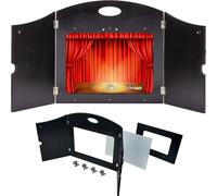 howa 4in1 Kamishibai théâtre narratif, théâtre d'ombres, théâtre de marionnettes en bois pour cartes illustrées DIN A3 et DIN A4 7504
