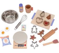 howa Accessoires de cuisine pour enfants Jouets Set de pâtisserie en bois 19 pcs. 4896
