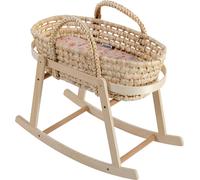 Howa berceau de poupée en bois avec panier amovible pour transporter les poupées "miniflowers" 2360
