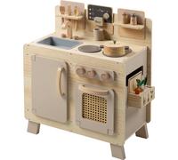 howa cuisine pour enfants cuisine pour enfants en bois 'FoodieFun' retour. 10 pièces d'accessoires pour la cuisine des enfants 48241