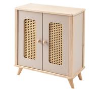 howa Miniflowers 2660 Armoire pour poupée en Bois avec Tringle à vêtements, étagères et 3 cintres