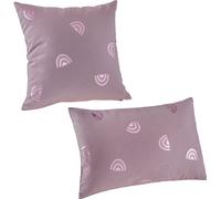 Howa set de 2 housses de coussin "arc-en-ciel" 8701