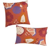 Howa set de 2 housses de coussin "coloré rouge" 8707