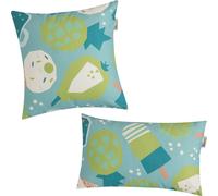 Howa set de 2 housses de coussin "colour blue" 8708
