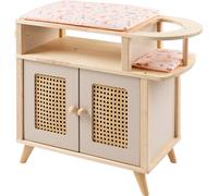 Howa table à langer pour poupées table à langer pour poupées en bois "mini quince" avec siège pour poupée, coussin, console 2760