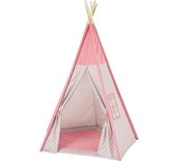 Howa tipi stars 'Tori' gris/rose avec tapis de sol 8501