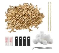 HOWAB Lot de 210 pierres à feu pour Zippo : 210 pierres à feu avec 16 ouates, 2 mèches, 4 tapis d'économie d'huile, 2 feutres, et 1 pince à épiler, kit d'accessoires pour briquet compatible avec Zippo