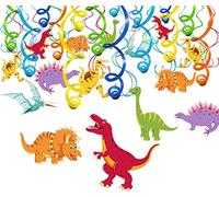 HOWAF 30 Pièces Tourbillons Suspendus de Dinosaure Décoration de Fête Anniversaire Décoration de Plafond pour Enfants Dinosaure Decoration Anniversaire Garcon