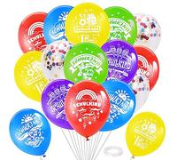 HOWAF Back to School Balloons, 35 Pcs First Day of School Latex Balloons for Kids Welcome Ready to Learn Classroom Party Supplies School Classroom Decorations