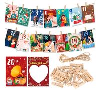 HOWAF Calendrier de l'Avent pour Les Couples 2025, Calendrier de No?l pour Les Couples avec 24 Cartes, Je t'aime Parce Que pour Les Couples, Les Amoureux, Les Amoureux