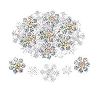 HOWAF Grand Flocons de Neige confettis de Noël Confettis Table décoration Hiver Flocon de Neige confettis Noël Décorations de Table Fête de Mariage, Anniversaire, Nouvel an, 300 pièce