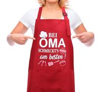 HOWAF Shoppawhile cadeau de mamie, Tablier de cuisine Femmes Meilleure mamie, Cadeau pour l'anniversaire de Mamie