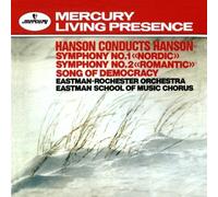 HANSON/EASTMAN-ROCHESTER ORCH. - SINFON.1+2/SONG OF DEMOCRACY CD NEUF HANSON
