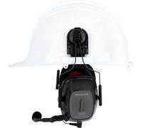 Howard Leight Sync Wireless Electo Casque Antibruit Électronique Version Coquilles avec BlueTooth Connectivité et Fonction Hear-Through, Technologie Air Flow Control, Noir, SNR 30 dB, 1035342