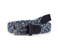 Howard London - Braided Belt Marvin - Homme - Accessoires - Bleu - Taille: 85 CM