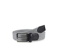Howard London Ceinture 'Braided Belt Marvin Light Grey' gris clair, Taille 85
