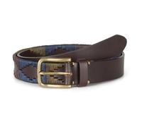 Howard London - Ceinture Hudson Marron / Bleu - Homme - Accessoires - Brun - Taille: 90 CM