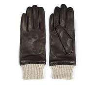 Howard London - Ella Leather Gloves - Femme - Accessoires - Brun - Taille: 7 1/2 IN