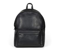 Howard London - Sac à dos décontracté en cuir noir - Homme - Sacs - Noir - Taille: ONE Size