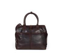 Howard London Sac d’ordinateur portable 'Laptop Bag Ken Dark Brown' marron, Taille One Size