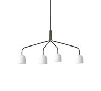 Howard Lustre 4 Bras Longs en Porcelaine Tendre