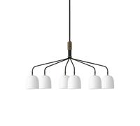 Howard Lustre à 6 Bras en Porcelaine Tendre