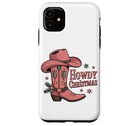 Howdy Bottes de Noël Cowgirl Country Femmes Western Xmas Coque pour iPhone 11
