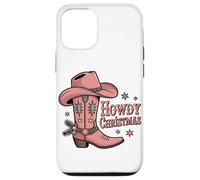 Howdy Bottes de Noël Cowgirl Country Femmes Western Xmas Coque pour iPhone 12/12 Pro