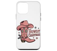 Howdy Bottes de Noël Cowgirl Country Femmes Western Xmas Coque pour iPhone 12 Mini