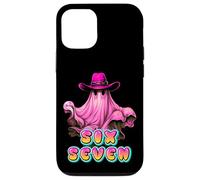 Howdy Chapeau de Cowboy Rose fantôme Effrayant Mignon Meme Six Sept Coque pour iPhone 12/12 Pro