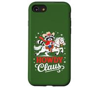 Howdy Claus Funny Raccoon Cowboy Christmas Coque pour iPhone SE (2020) / 7 / 8