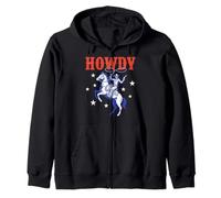 Howdy Cowboy Rodéo Western Country Sweat à Capuche