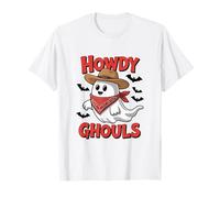 Howdy Ghouls Chemise Cowboy Ghost Western Halloween effrayante T-Shirt