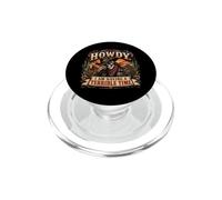 Howdy I Am Having a Terrible Time Squelette de Cowboy Amusant PopSockets PopGrip pour MagSafe
