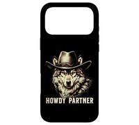 Howdy Partner Wolf Cowboy Cowgirl Wolves Coque pour iPhone 17 Pro Max