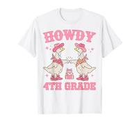 Howdy, Professeur de quatrième année, Western Goose, de Retour à l'école T-Shirt