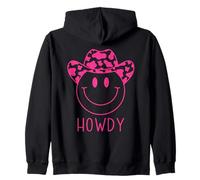 Howdy Western Happy Smile Face Cowgirl Cowboy Kids Sweat à Capuche