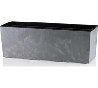HowHomely 1 2L Pot de fleurs Bouquet 19 cm de hauteur, bac à plantes, gris Cache-pot pour jardin balcon