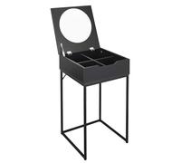 HowHomely | Coiffeuse avec miroir et organisateur - Élégante coiffeuse avec espace de rangement, coiffeuse avec étagère pour maquillage cosmétique