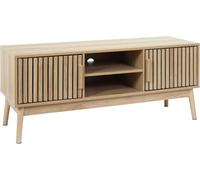 HowHomely Commode TV 117x40x48 cm Table TV beige Armoire TV